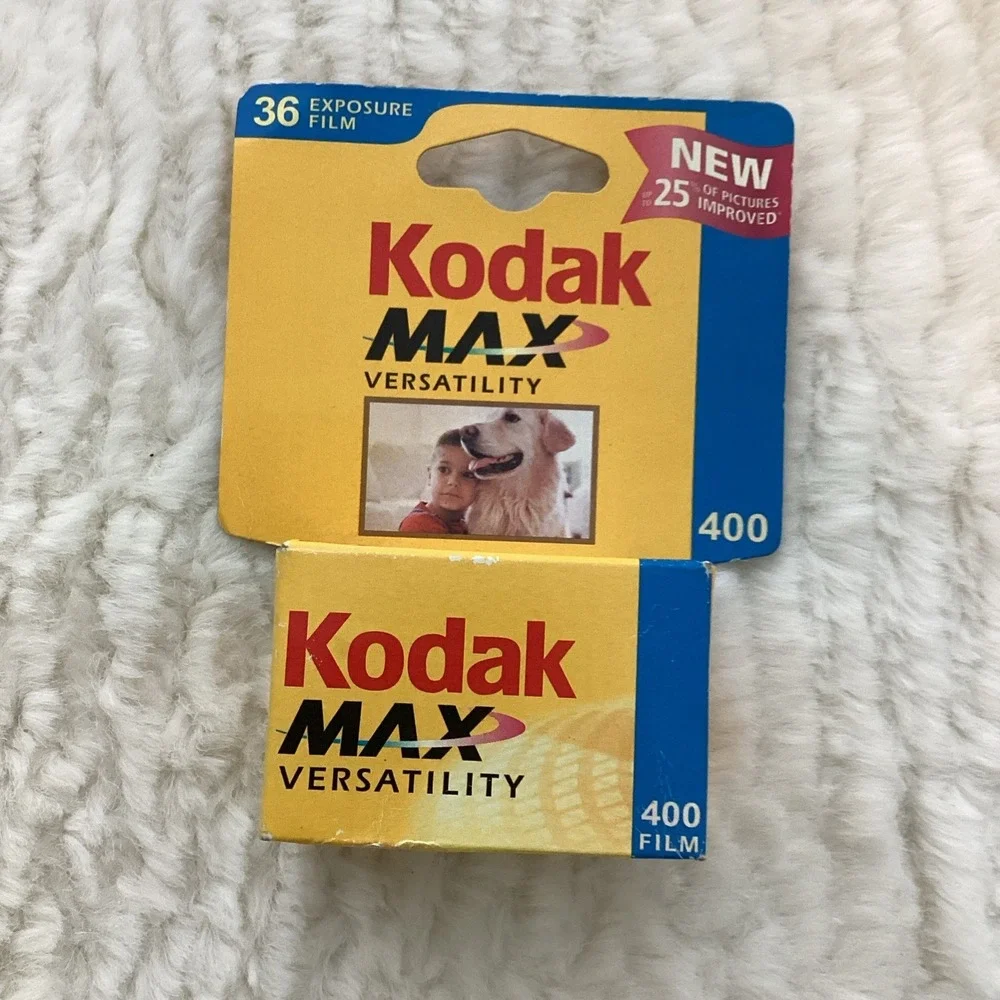 Kodak Plus-X Pan 125 B/W Prints & Max 400 Film Rolls Expired 1997 & 2003